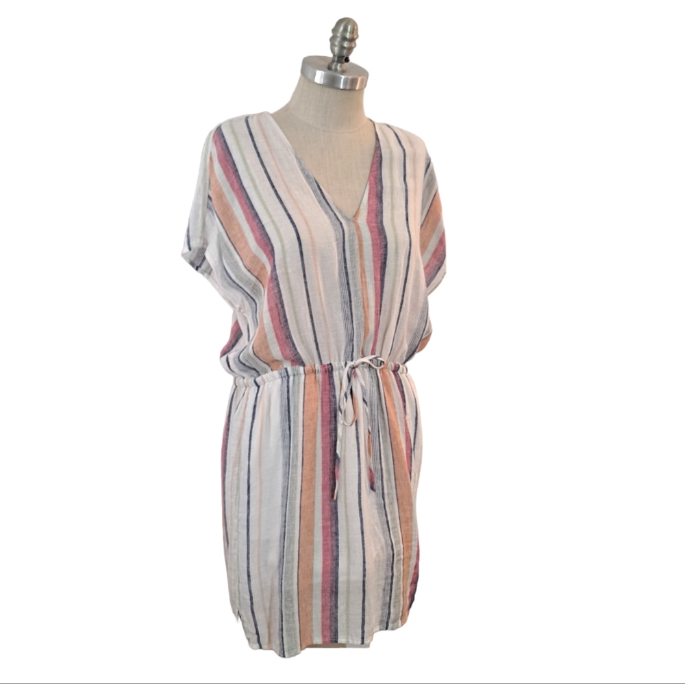 Rails Wren Striped Linen Blend Tunic Dress Size Small EUC Marrakesh Stri… - Picture 4 of 16